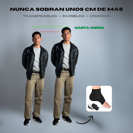 Calcetas de Aumento de Altura Invisible