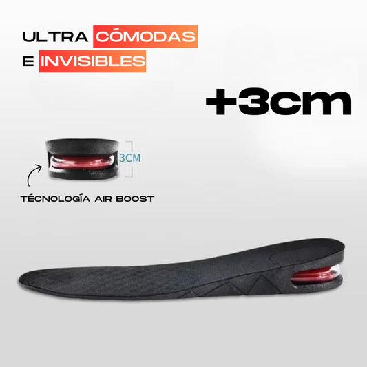 Plantillas de Aumento de Altura Invisible (Air Boost)