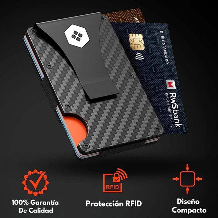 Minimalism Wallet™ Fibra de Carbono