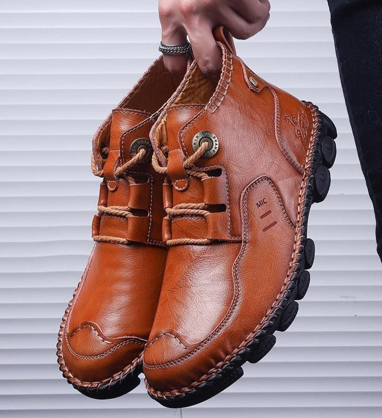 Botas de Cuero Vintage para Hombre