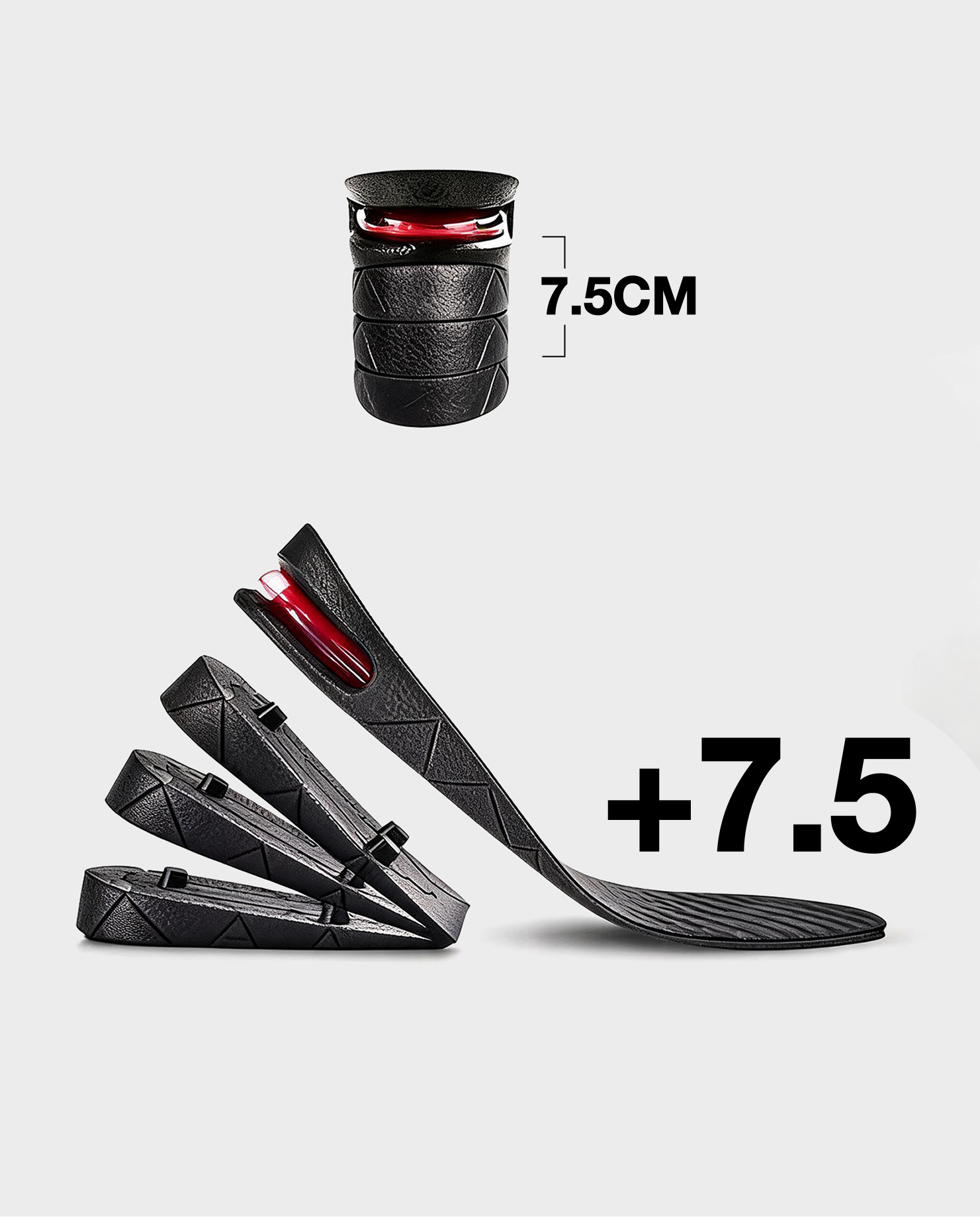 Plantillas de Aumento de Altura Invisible (Air Boost)
