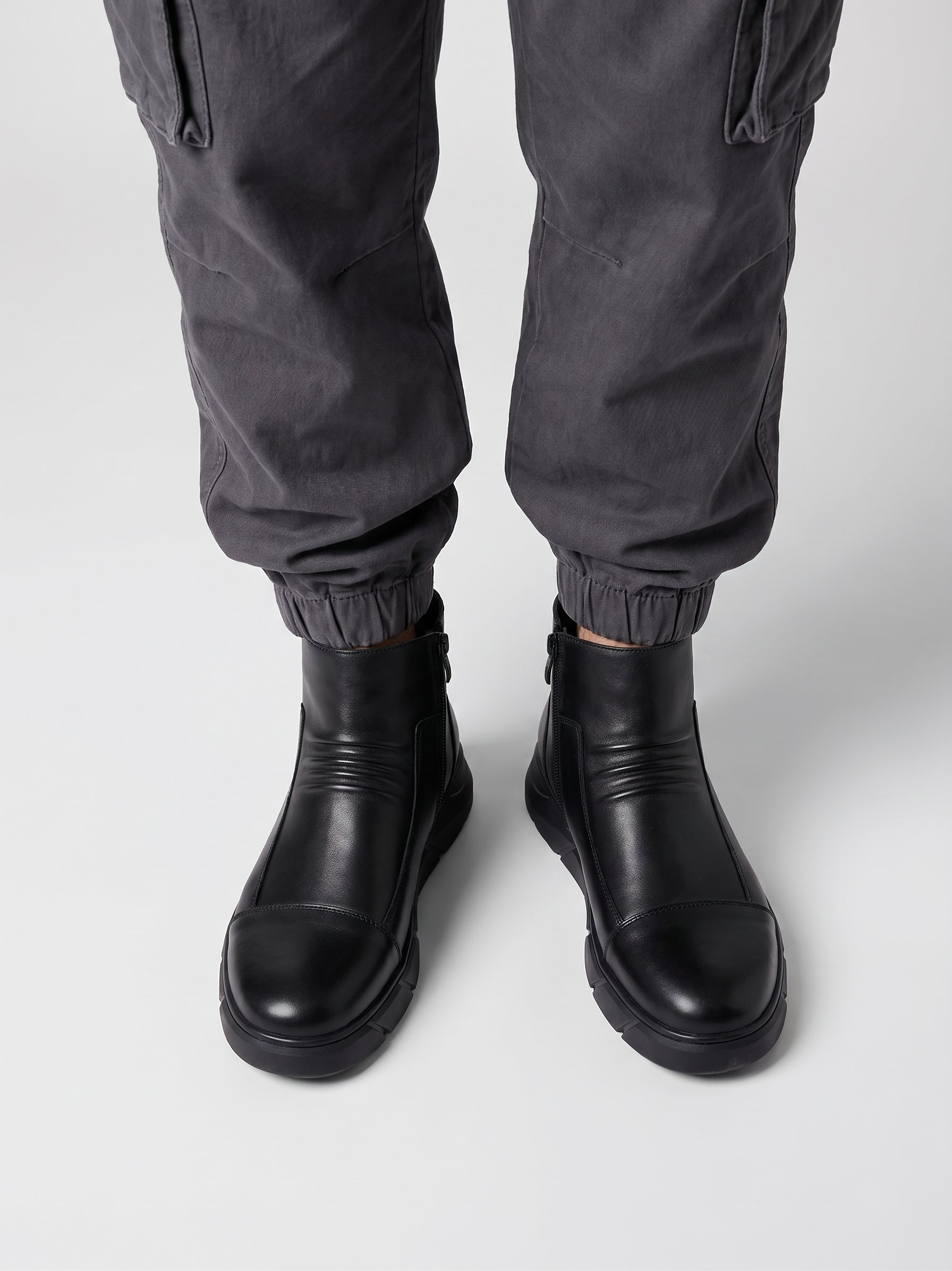 Botas de Cuero Informales para Hombre