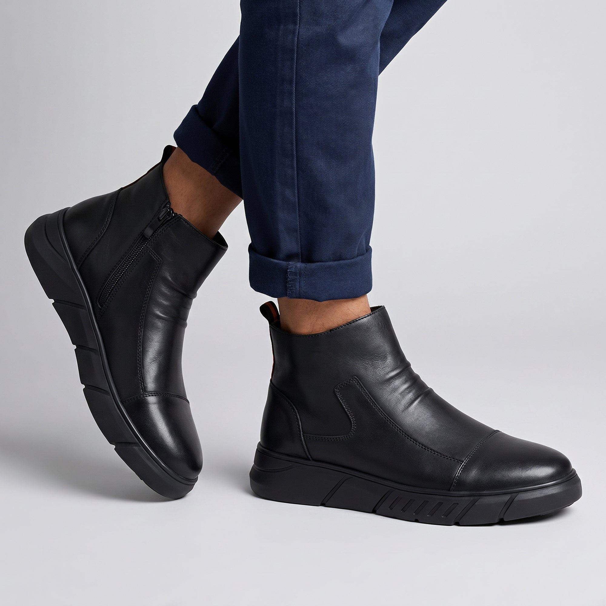 Botas de Cuero Informales para Hombre