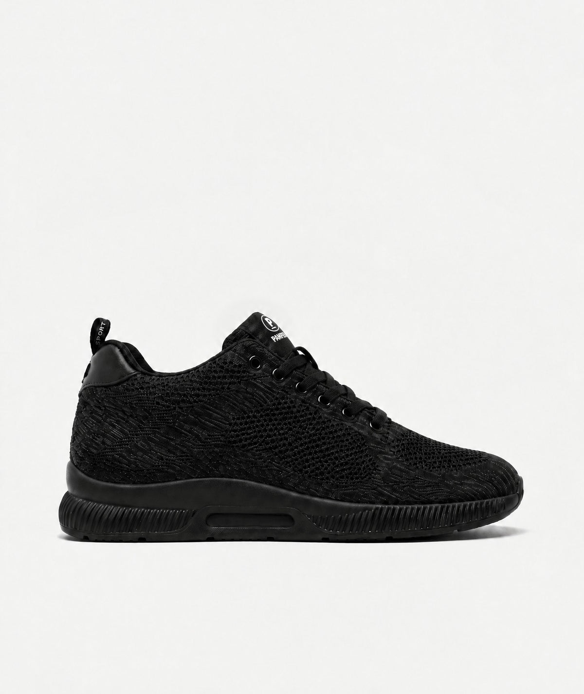 Tenis Pamper Full Black (+8cm de Altura)