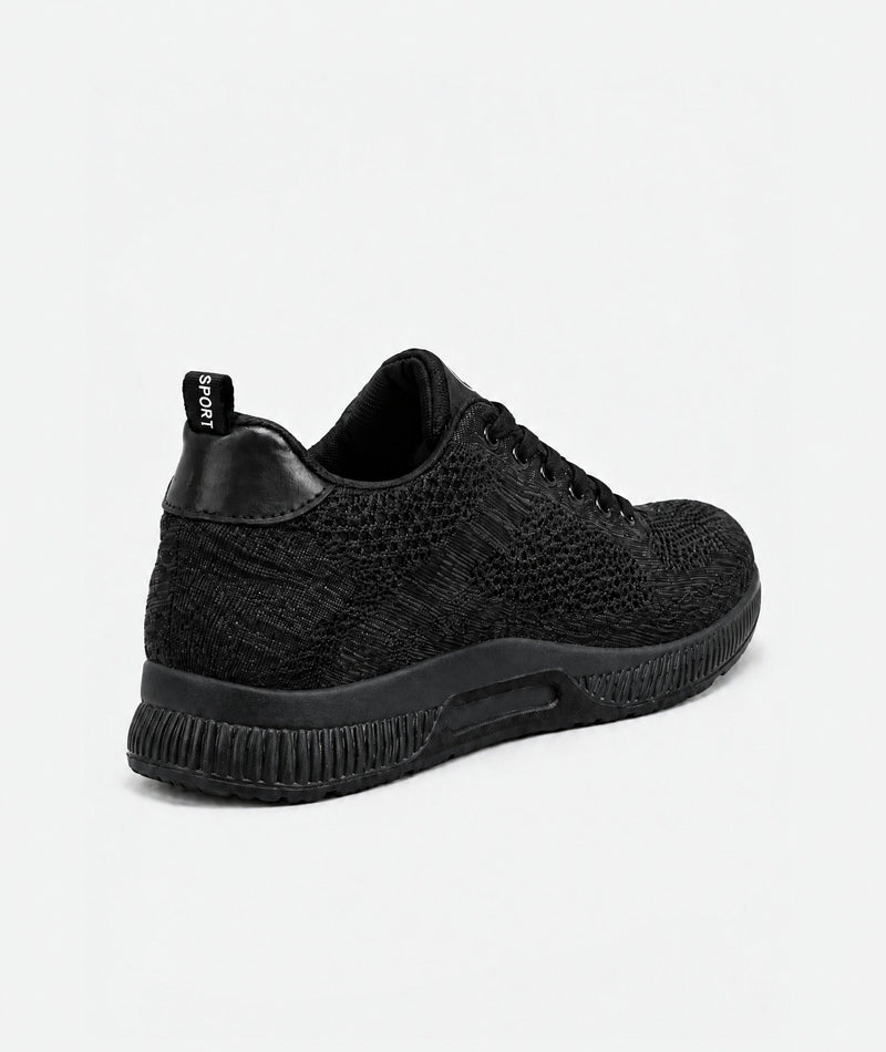 Tenis Pamper Full Black (+8cm de Altura)