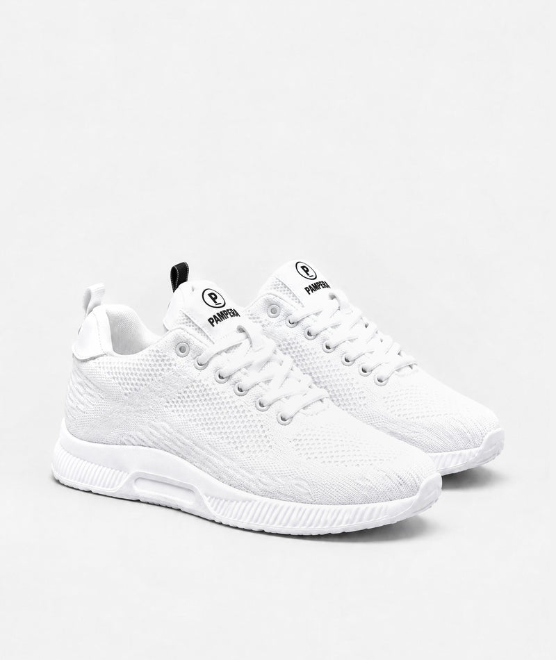 Tenis Pamper Full White (+8cm de Altura)
