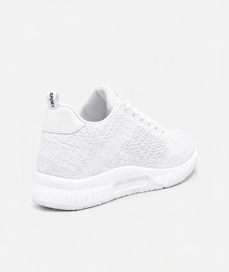 Tenis Pamper Full White (+8cm de Altura)
