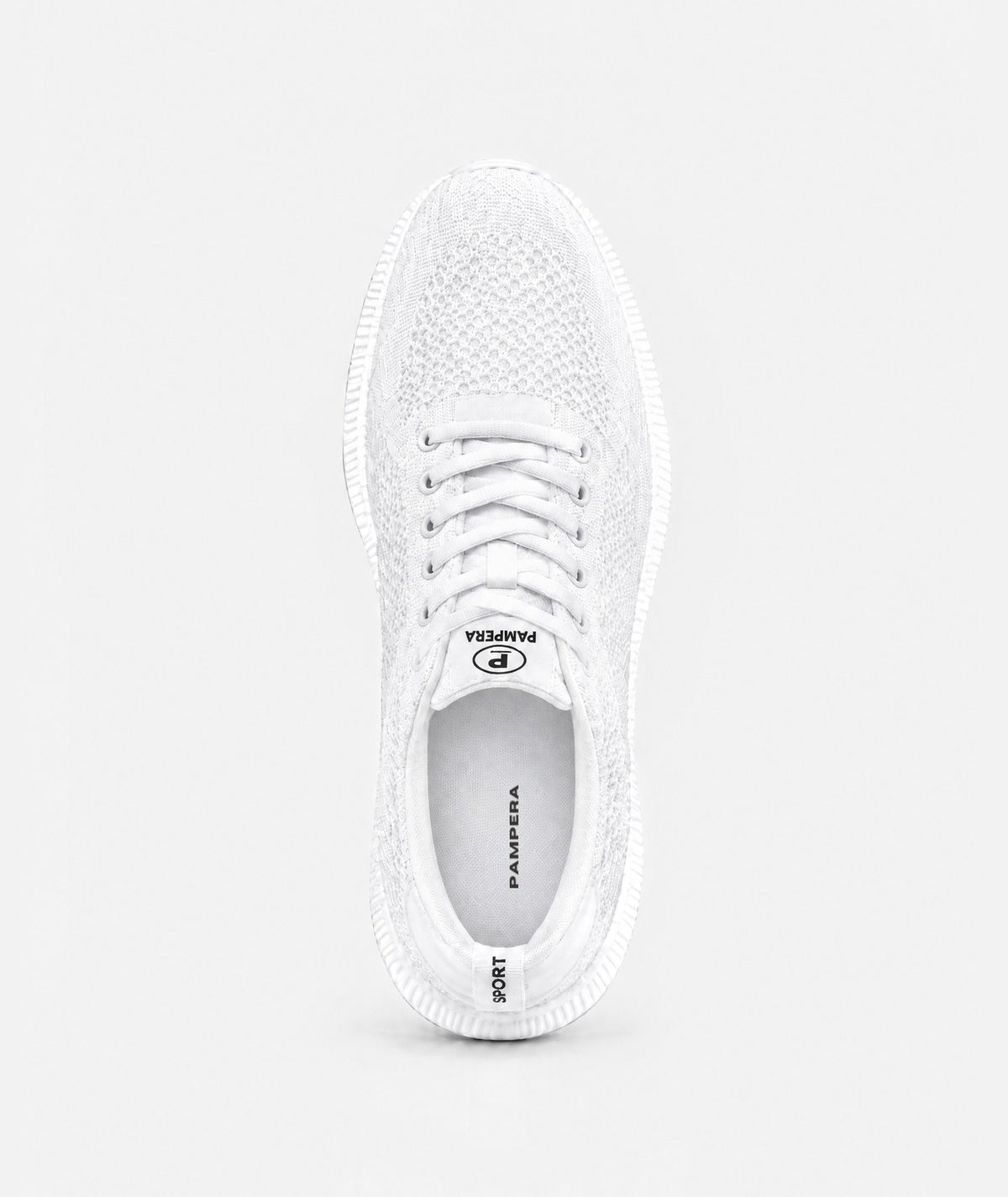 Tenis Pamper Full White (+8cm de Altura)