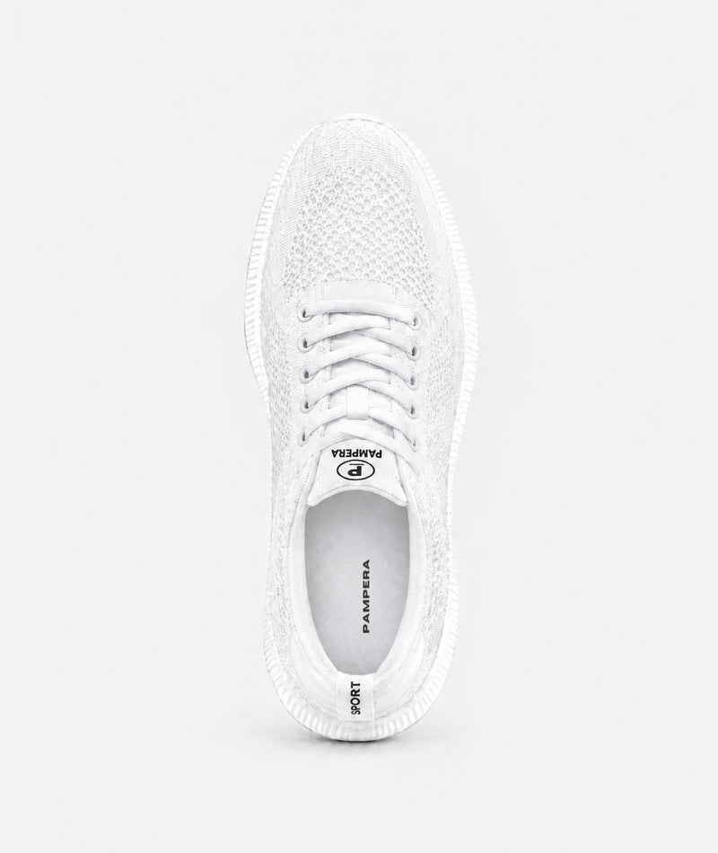 Tenis Pamper Full White (+8cm de Altura)