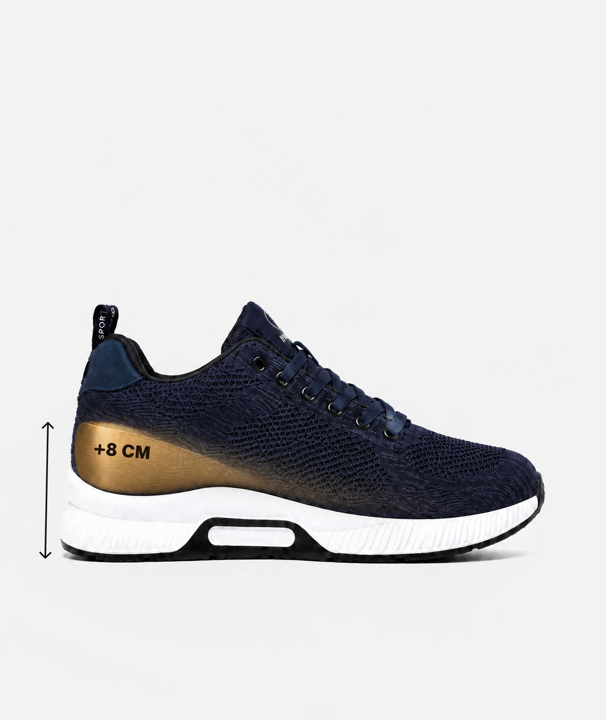Tenis Pamper Navy (+8cm de Altura)