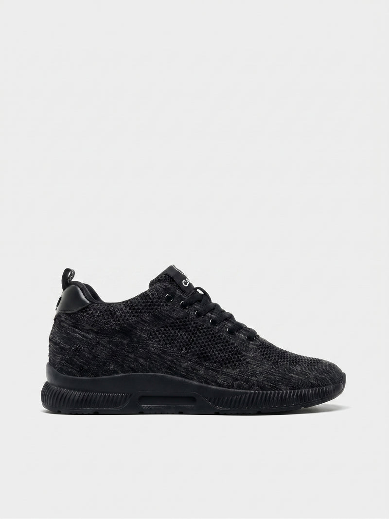 Tenis Pamper Full Black (+8cm de Altura)
