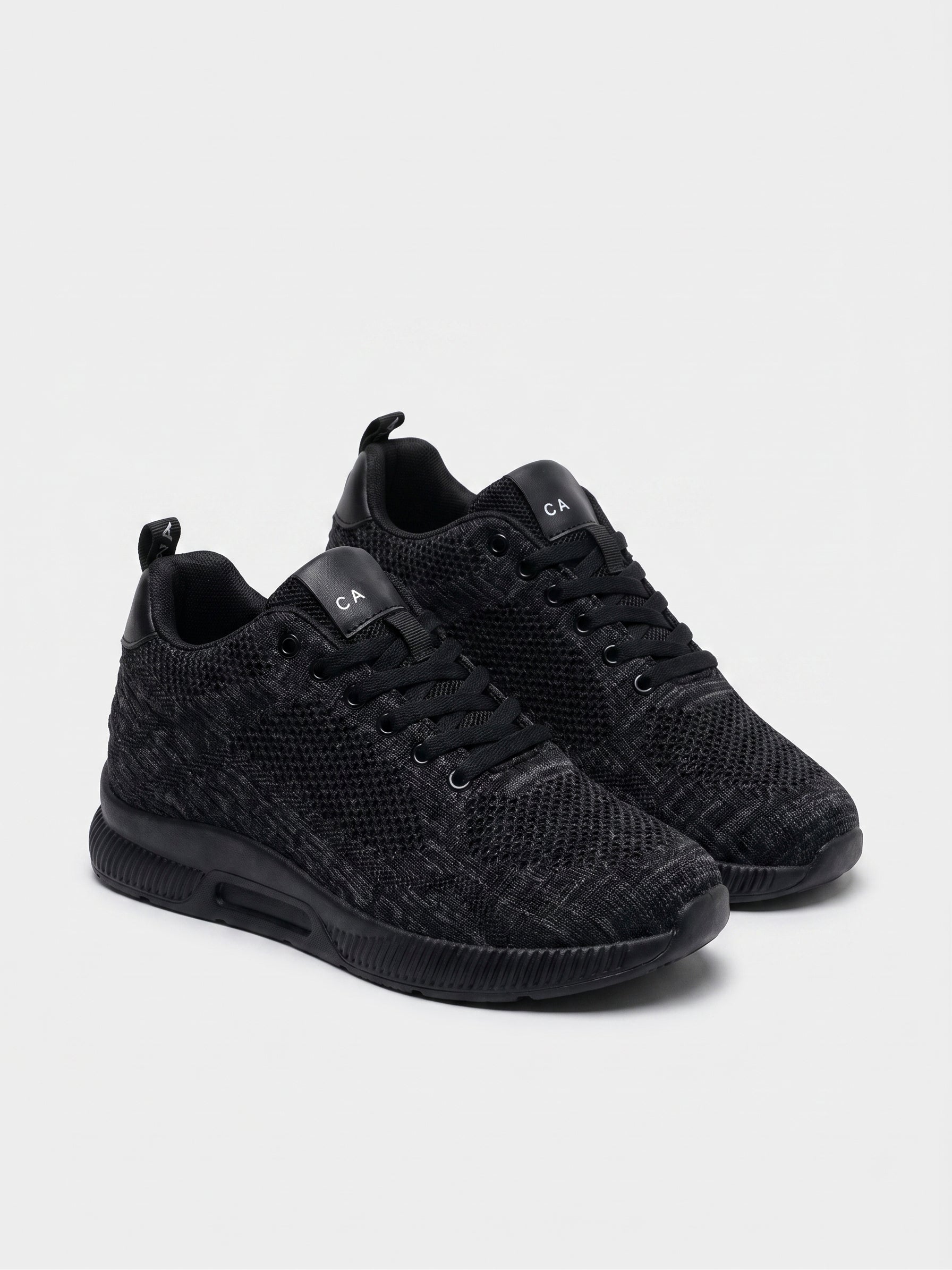 Tenis Pamper Full Black (+8cm de Altura)
