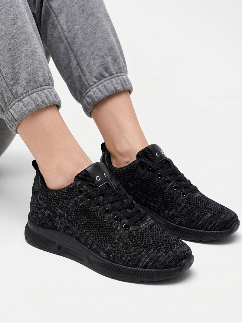 Tenis Pamper Full Black (+8cm de Altura)
