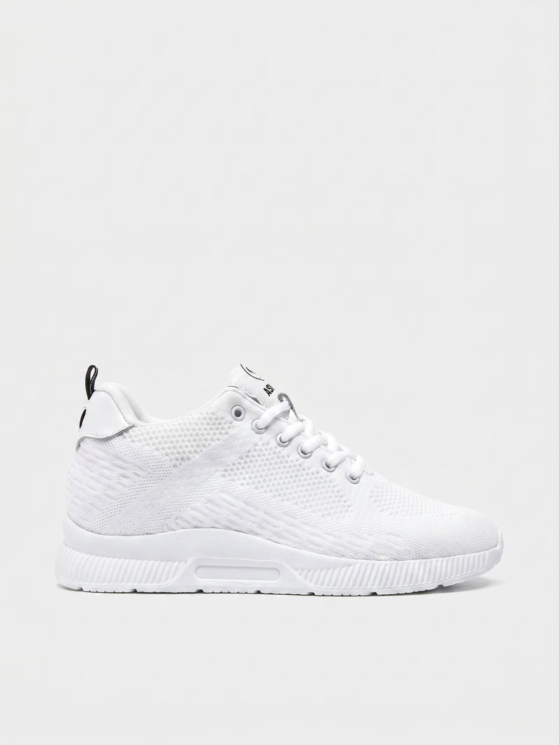 Tenis Pamper Full White (+8cm de Altura)