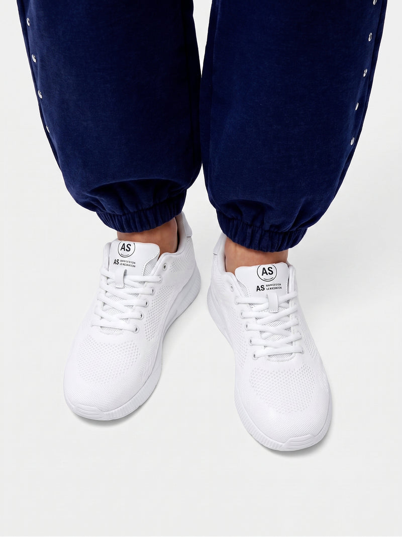 Tenis Pamper Full White (+8cm de Altura)