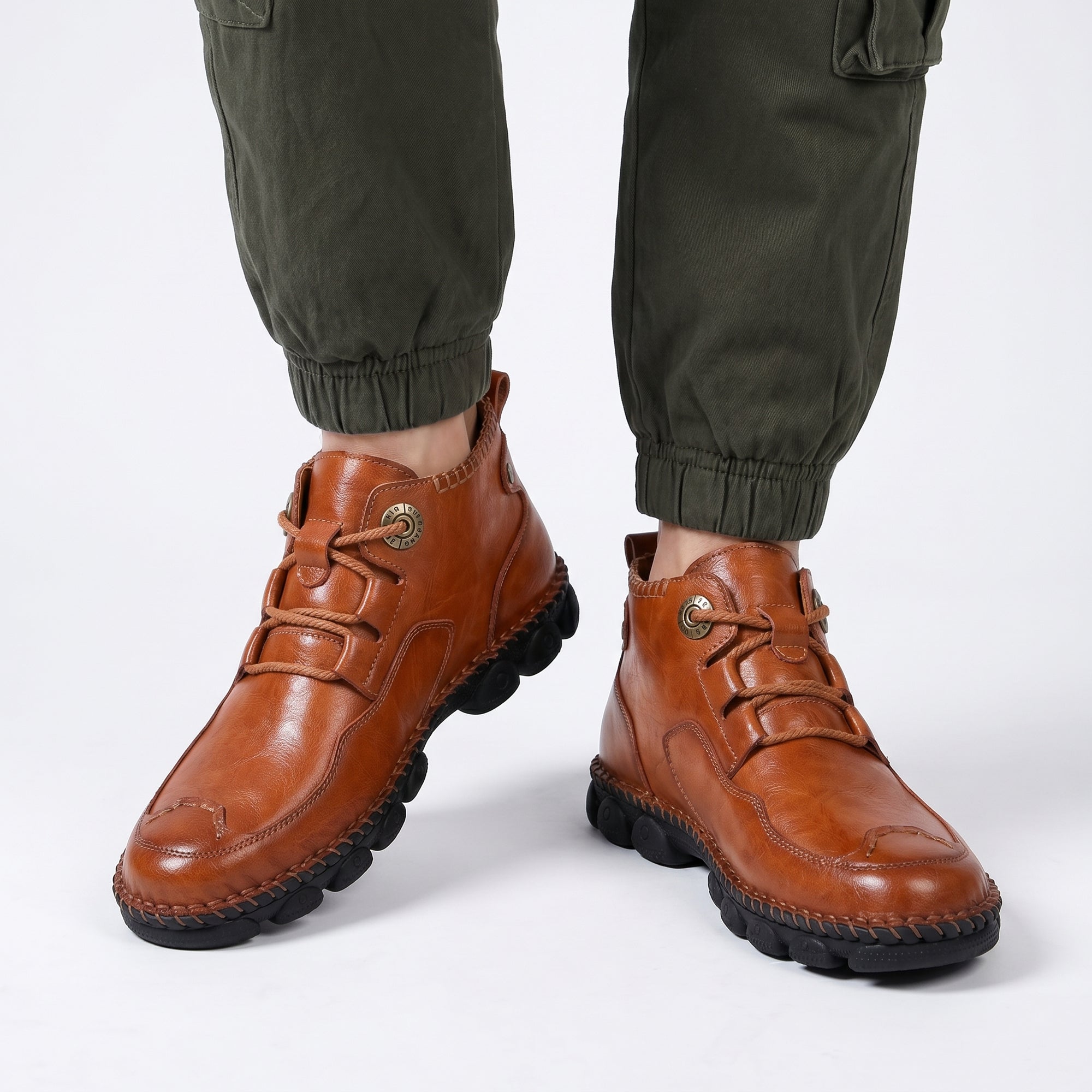 Botas de Cuero Vintage para Hombre