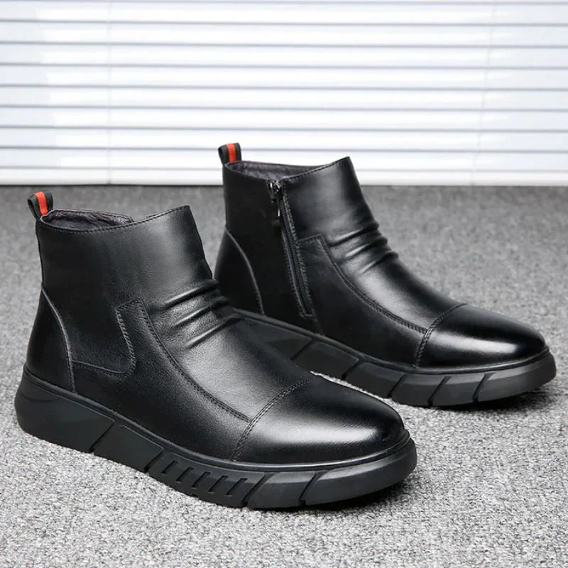 Botas de Cuero Informales para Hombre